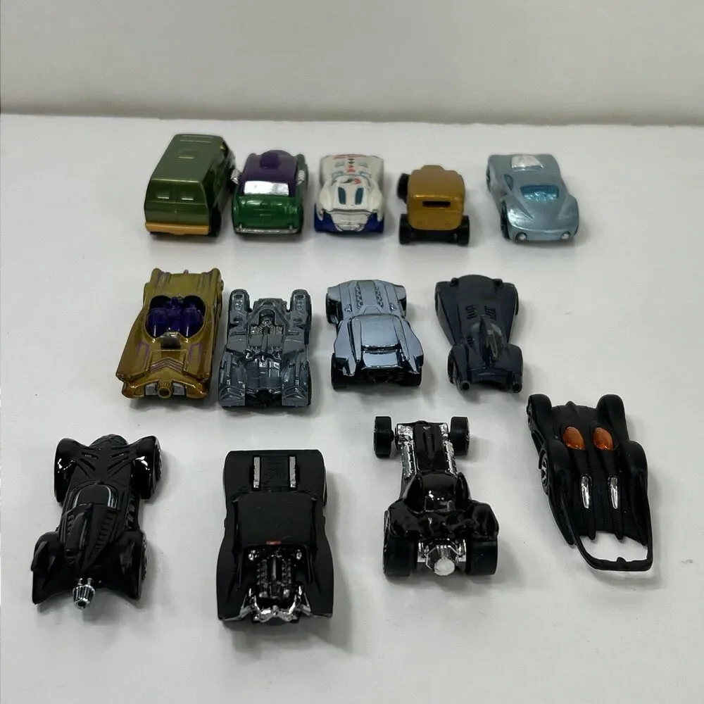 Hot Wheels Batman Batmobile Lot Joker Harley Quinn Joker Mr. Freeze Penguin